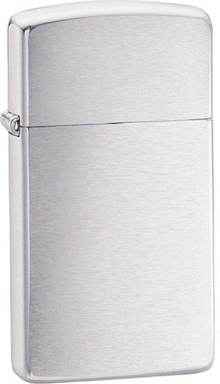 Zippo Αναπτήρας Flamme Winddicht in Silber Farbe Slim