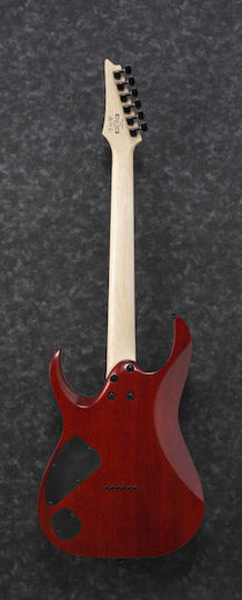 Ibanez RGA42FM Elektrische Gitarre Stratocaster mit HH Tonabnehmerkonfiguration Transparent Grey Flat