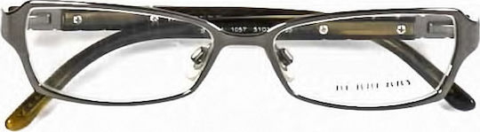 Burberry Metal Eyeglass Frame Silver 1141 1057
