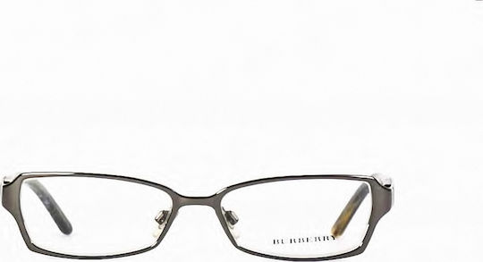 Burberry Metal Eyeglass Frame Silver 1141 1057
