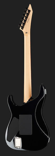 ESP E-II M-II Neck Thru Set Elektrische Gitarre Schwer mit HH Tonabnehmerkonfiguration Schwarz mit Tasche