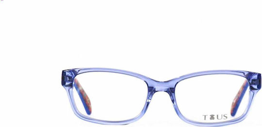 Tous Children's Plastic Eyeglass Frame Blue VTK519 095A