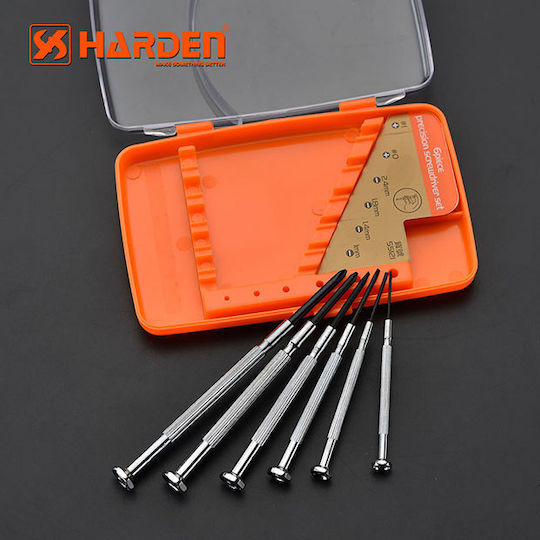 Harden Σετ 6 Κατσαβίδια Ακριβείας