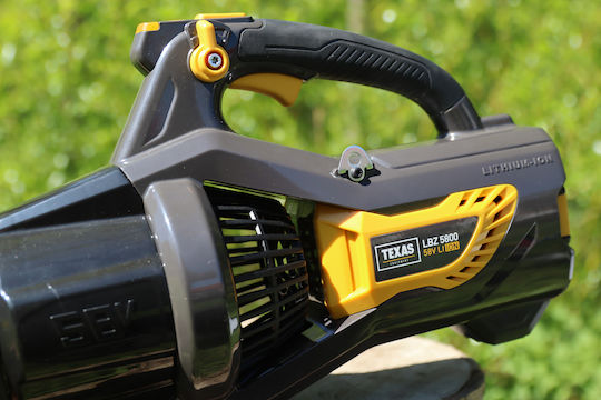 Texas LBZ5800 Blower Handheld 58V with 1 Battery 4Ah & Maximum Air Speed 230km/h