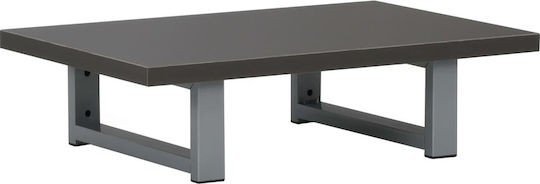 vidaXL Waschtisch mit Waschbecken L60xB40xH16.3cm Aschgrau