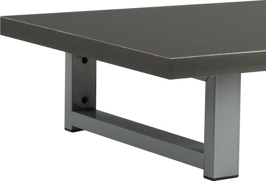 vidaXL Πάγκος με Νιπτήρα Μ60xΒ40xΥ16.3cm Γκρι