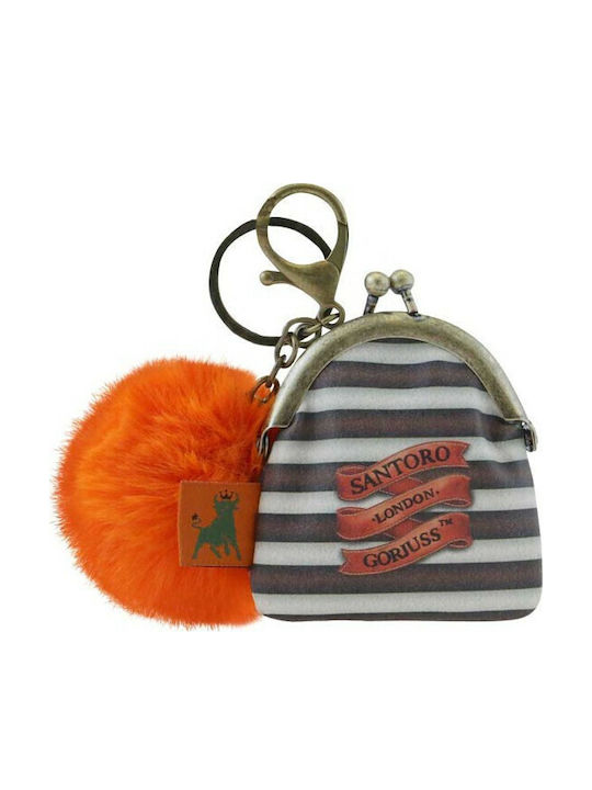 Santoro Ключодържател Портфейл Autumn Leaves от Метал Оранжев