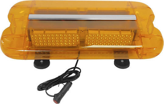 GloboStar Car Signaling Bar LED 10 - 30V Waterproof 58.5cm with Orange Lighting