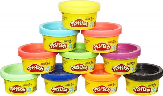 Hasbro Play-Doh 10 Теста За Моделиране Пластелини Play-Doh За 2+ Години Многоцветни E24