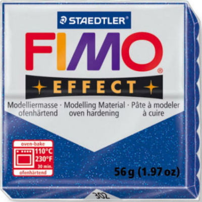 Staedtler Fimo Effect Glitter Blue Πολυμερικός Πηλός 57gr