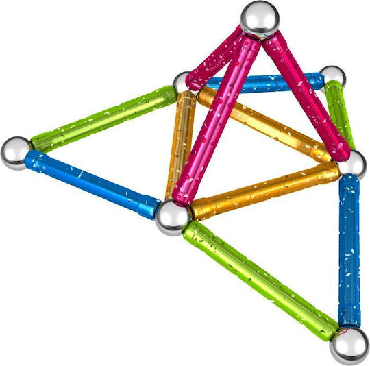 Geomag Μαγνητικό Παιχνίδι Κατασκευών Panels Glitter για Παιδιά 3+ Ετών