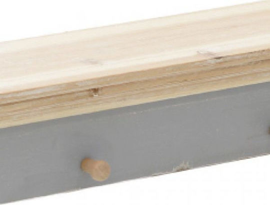 Inart Αντικέ Ξύλινη 4 Θέσεων 80x15x11.5cm Inart Αντικέ Ξύλινη 4 Θέσεων 80x15x11.5cm