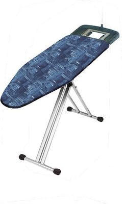 Juro-Pro Hera Bügelbrett für Bügelsystem Zusammenklappbar Blue 125x43cm