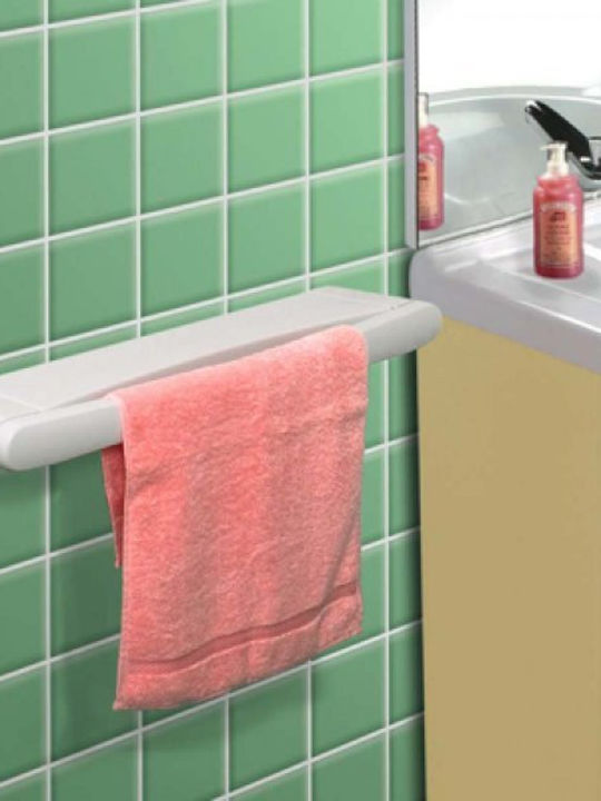 Gimi Telepack Plastic Folding Wall Mounted Clothes Drying Rack with Hanging Length 5m