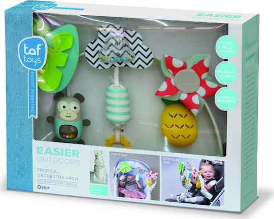 Taf Toys Bar Light Toy for Stroller with Teether Tropical Orchestra Arch for 0++ Months