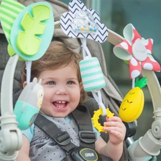 Taf Toys Bar Light Toy for Stroller with Teether Tropical Orchestra Arch for 0++ Months