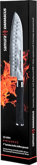 Samura Damascus Μαχαίρι Santoku από Δαμασκηνό Ατσάλι 18cm