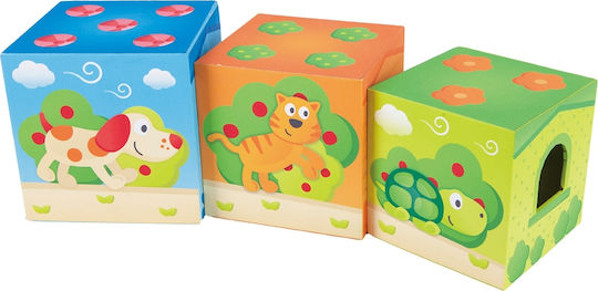 Hape Activity Cube Cubes Tower The Friends of Pepe for 18++ Months