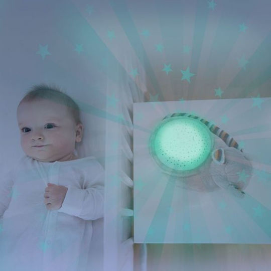 Zazu Sleep Toy Kiki Γατούλα Projector made of Fabric with White Noise and Cry Sensor for 0++ Months