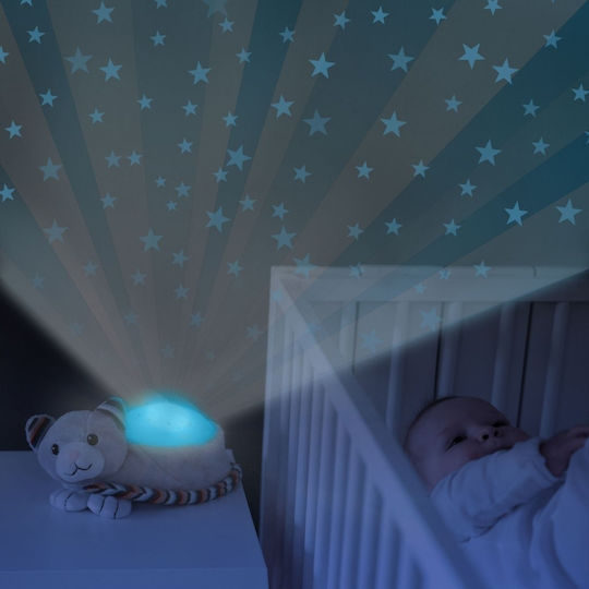 Zazu Sleep Toy Kiki Γατούλα Projector made of Fabric with White Noise and Cry Sensor for 0++ Months
