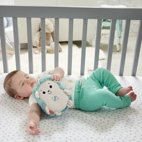 Fisher Price Sleep Toy Soft Hedgehog that Vibrates made of Fabric with Music for 0++ Months