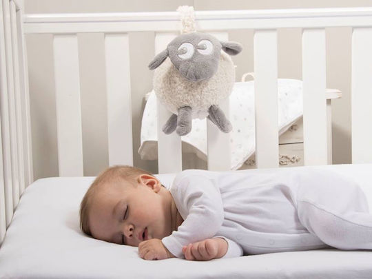 Sweet Dreamers Sleep Toy Ewan the Dream Sheep Grey made of Fabric with White Noise and Light for 0++ Months