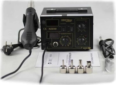 Kraft & Dele Soldering Station Electric 60W with Temperature Setting with 4 Ακροφύσια