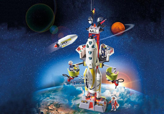 Playmobil Space Mars Rocket with Launch Pad για 6 ετών