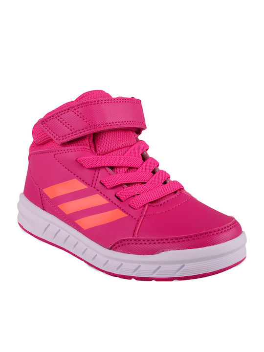 Altasport Mid Reamag Hireco Παιδικά Sneakers High με Σκρατς Hi Res Coral / Real Magenta / Cloud White