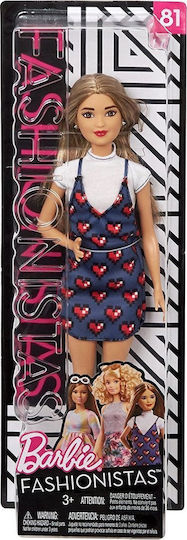 Barbie Fashionistas Doll Fashionistas for 3+ years+ Years 30cm (Various Designs/Assortments of Designs) 1pc