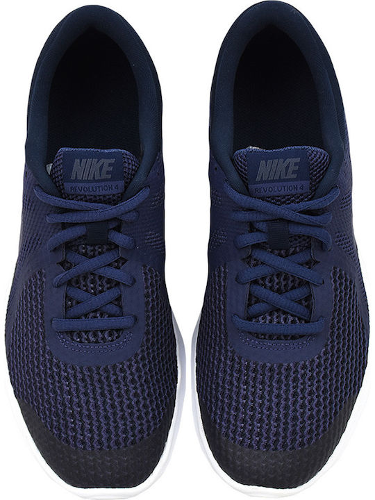 Revolution Revolution 4 GS Kids Sports Shoes Running with Laces Natural Indigo / Light Carbon
