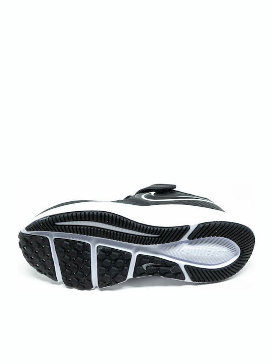 Stern Läufer Star Runner 2 Kinder Sportschuhe Laufen mit Bügel- und Schleifenverschluss Black / White / Volt