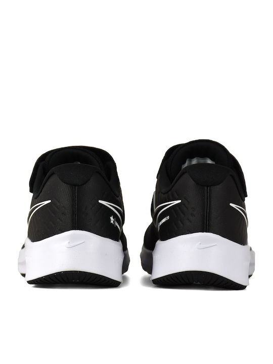 Stern Läufer Star Runner 2 Kinder Sportschuhe Laufen mit Bügel- und Schleifenverschluss Black / White / Volt