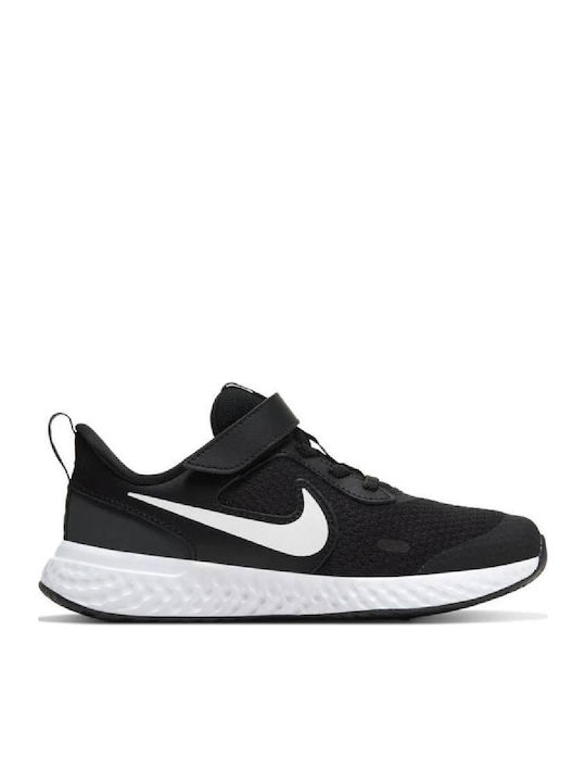 Revolution Revolution 5 Kids Sports Shoes Running with Hoop & Loop Closure Black / White / Anthracite