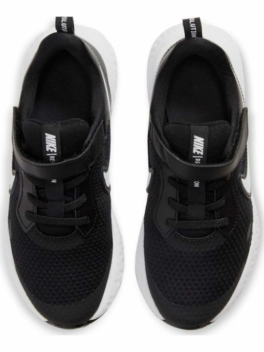 Revolution Revolution 5 Kids Sports Shoes Running with Hoop & Loop Closure Black / White / Anthracite