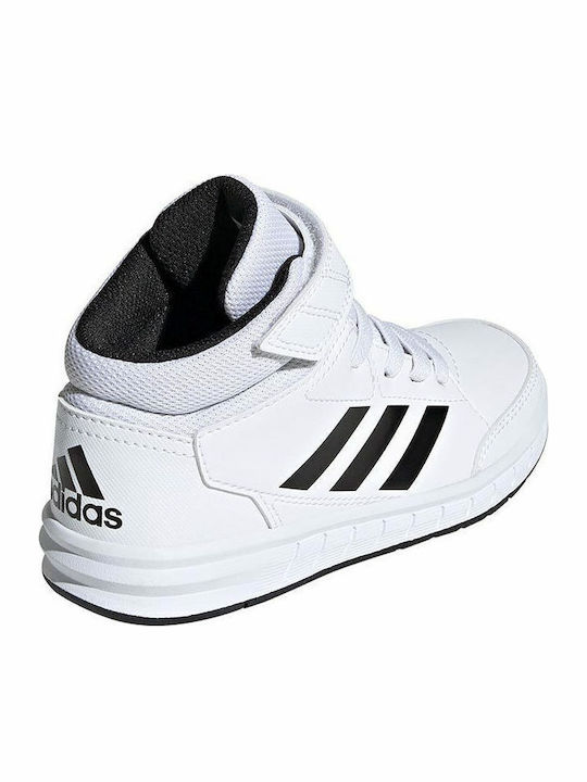 Altasport Kids Sports Shoes Basketball with Hoop & Loop Closure White