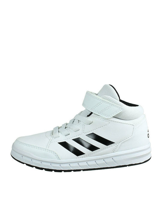 Altasport Kids Sports Shoes Basketball with Hoop & Loop Closure White