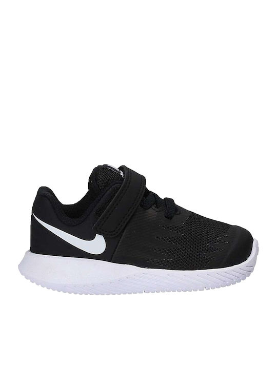 Star Runner Star Runner 2 Kids Sports Shoes Running with Hoop & Loop Closure Black / White / Volt