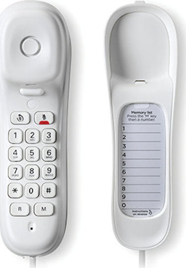 Motorola CT50 Corded Phone Gondola White CT50W