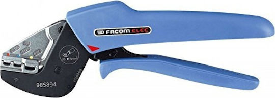 Facom Crimping Tool with Cable Cutter, Ratchet Mechanism and Insulation (Length 230mm)