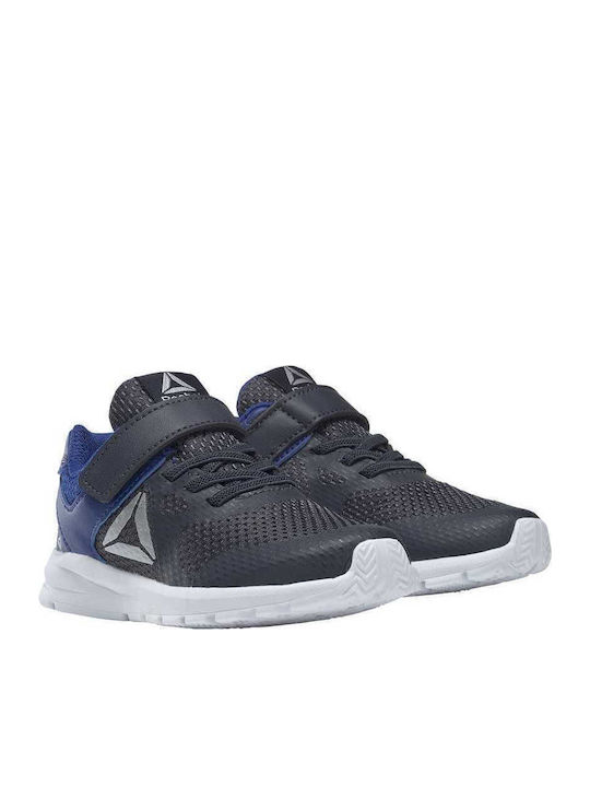 Rush Runner JR Rush Runner Kids Sports Shoes Running with Hoop & Loop Closure Navy / Blue / Silver