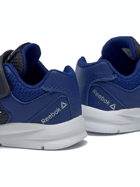 Rush Runner JR Rush Runner Kids Sports Shoes Running with Hoop & Loop Closure Navy / Blue / Silver