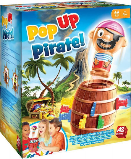 Board Game Πειρατής Στον Αέρα for 2-4 Players 4+ Years Old AS