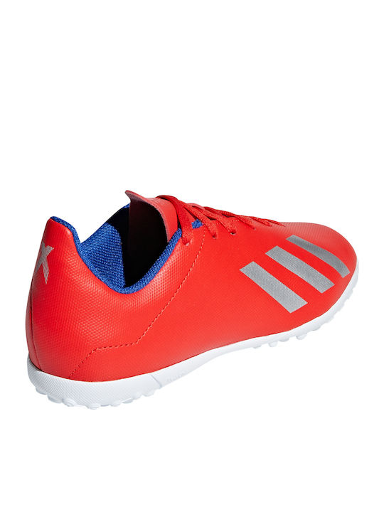X 18.4 TF TF Kids Soccer Cleats & Shoes with Turf Red