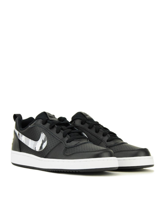 Nike Court Borough Low GS Kids Basketball Shoes Black