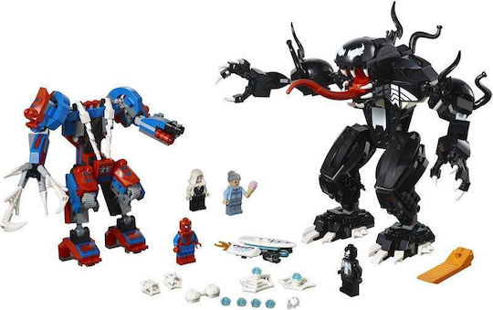 LEGO Spider-Man Spider Mech VS Venom Pentru 8+ Ani 604 Bucăți