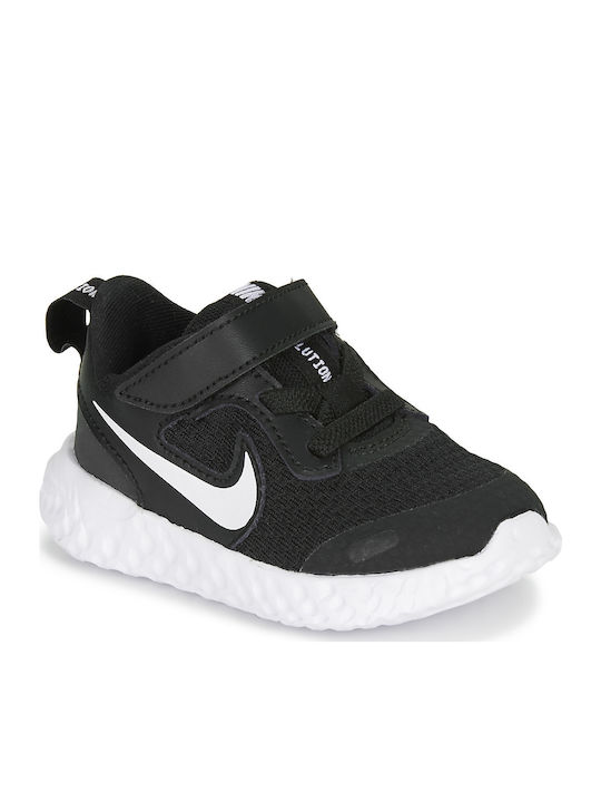 Revolution Revolution 5 Kids Sports Shoes Running with Hoop & Loop Closure Black / White / Anthracite