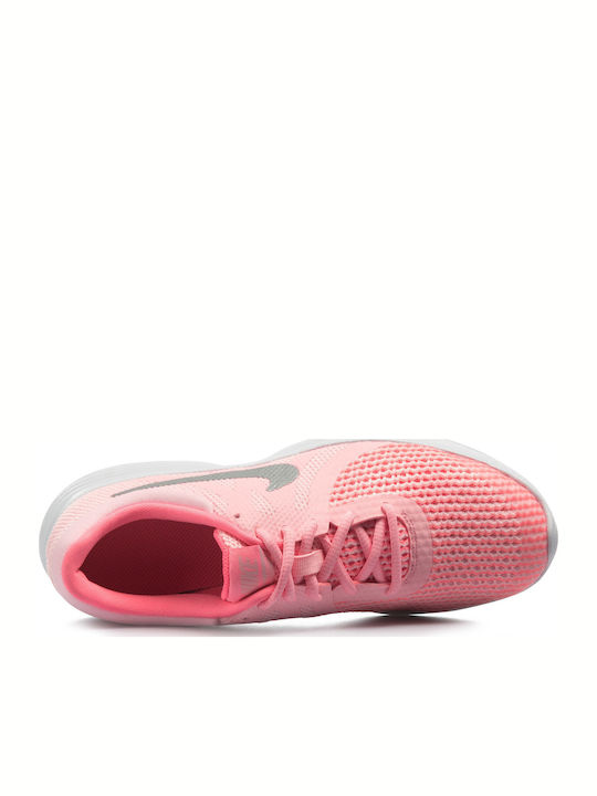 Revolution Revolution 4 GS Kids Sports Shoes Running with Laces Pink