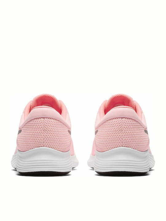 Revolution Revolution 4 GS Kids Sports Shoes Running with Laces Pink