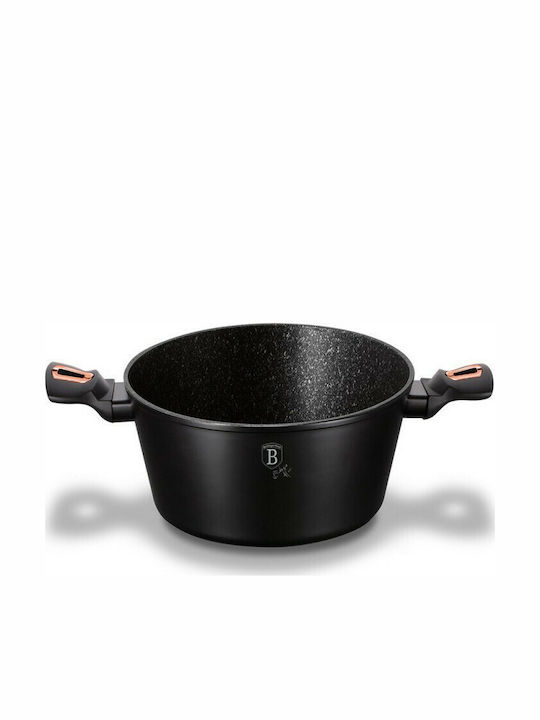 Berlinger Haus Black Rose Collection Aluminum Stockpot 4.1lt / 24cm N